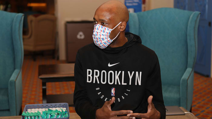 Nets head coach Jacque Vaughn